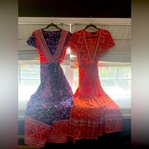 2 Amazon Wrap Maxi Dresses